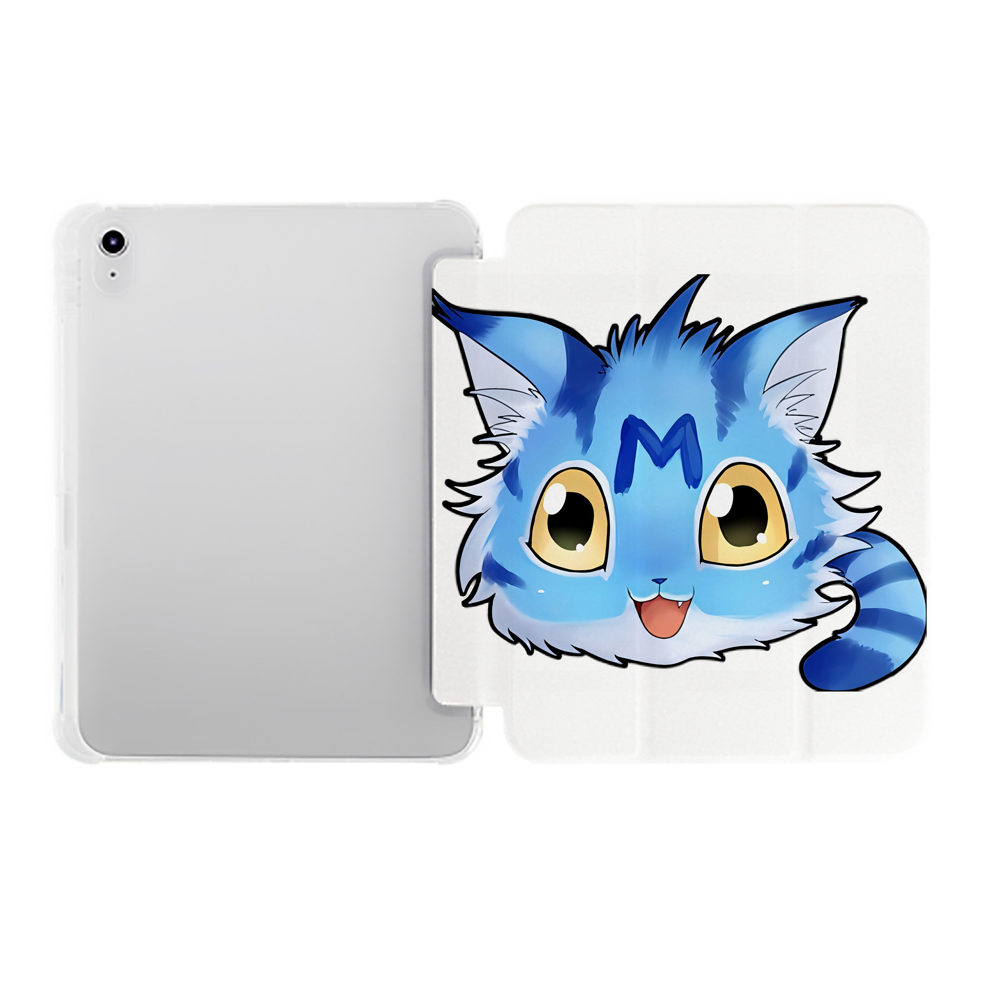 （画像用） Digimon デジタルモンスター/デジモン IPad ケース ペン収納付き 三つ折りスタンド PUレザー×シリコン 対応機種9.5/10.5/10.9インチ